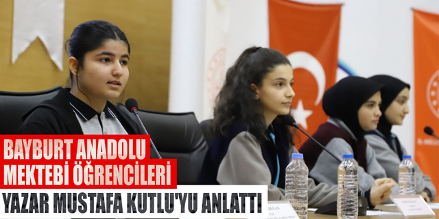 Öğrenciler yazar Mustafa Kutlu'yu anlattı