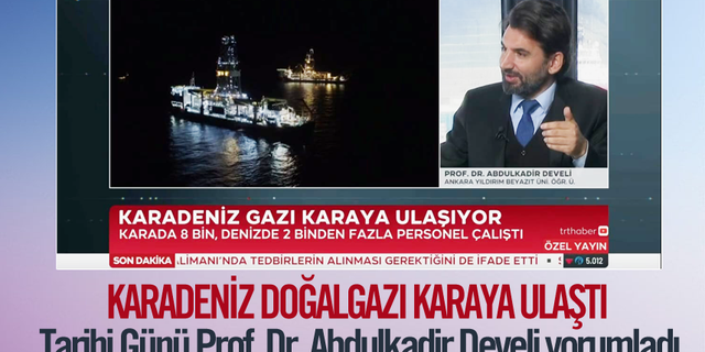 Karadeniz Doğalgazı karaya ulaştı