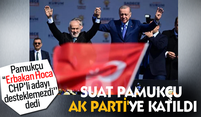 Yeniden Refah Partisi'nden istifa eden Suat Pamukçu AK Parti'ye katıldı.