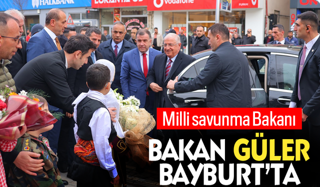 Milli savunma Bakanı Yaşar Güler Bayburt’ta