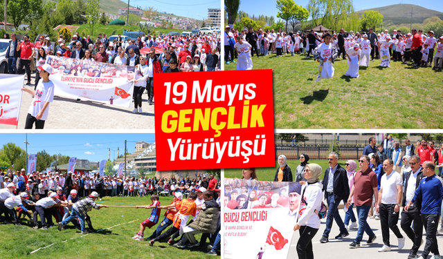 Bayburt’ta 19 Mayıs  Gençlik Yürüyüşü