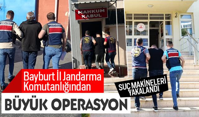 Bayburt Jandarmasından büyük operasyon.