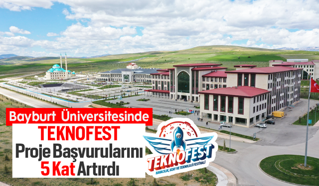 Bayburt Üniversitesi, TEKNOFEST Proje Başvurularını 5 Kat Artırdı