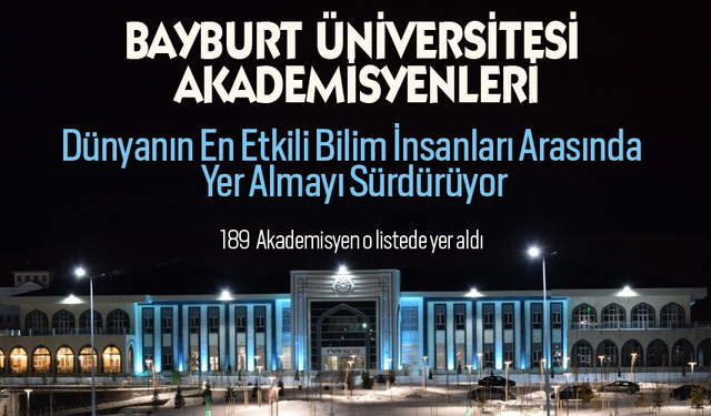 Dünyanın En Etkili Bilim İnsanları Arasına girdiler