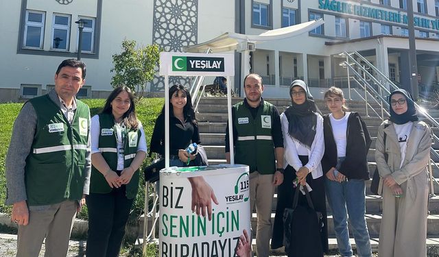 Yeşilay Bayburt şubesi, bağımlılıklar hakkında bilgilendirme yaptı.