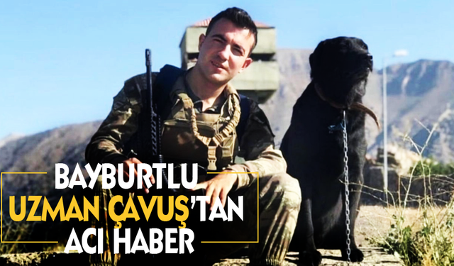 Bayburtlu Uzman Çavuş Enes Timur'dan acı haber