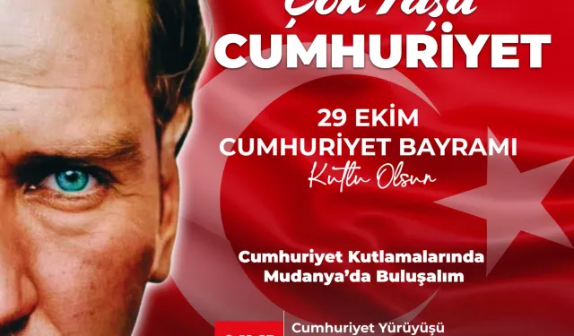 Cumhuriyet’in 101. yaşı Mudanya’da coşkuyla kutlanacak