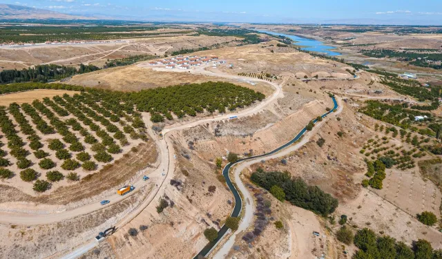 Malatya kırsalına MASKİ'nin altyapısı sürüyor... Depremler sonrası altyapı yenileniyor