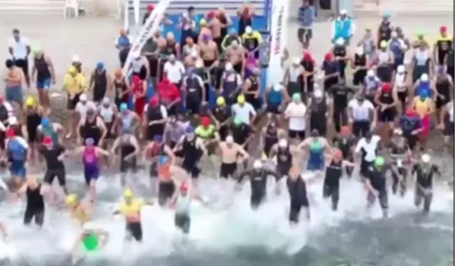 Mudanya'da triatlon coşkusu