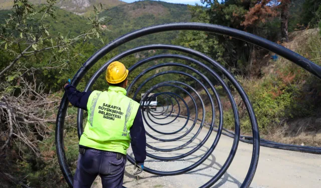 Sakarya'da Kazımiye Mahallesine 2 bin 700 metrelik yeni hat