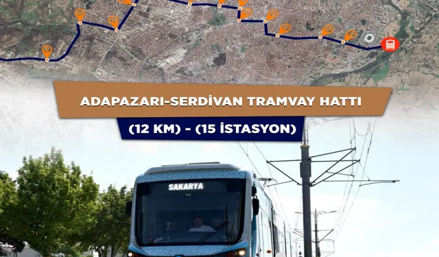 Sakarya'da raylı sistemde bir aşama daha