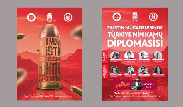 Bayburt'ta Filistin Paneli ve Grup Yürüyüş Konseri