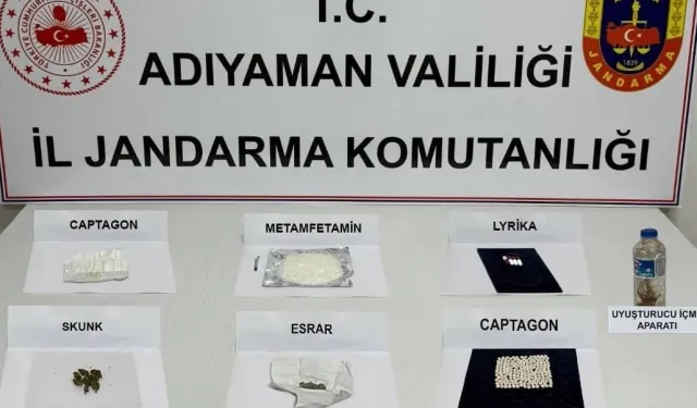 Adıyaman’da uyuşturucu operasyonu