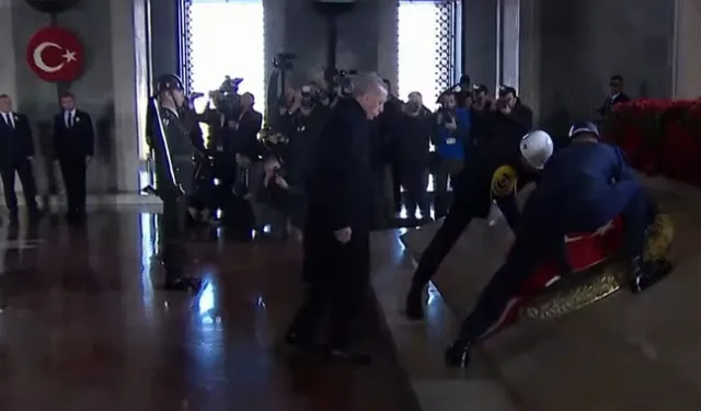 Devlet erkanı Anıtkabir'de... Erdoğan: Yeniden Büyük Türkiye hedefi ile ilerliyoruz