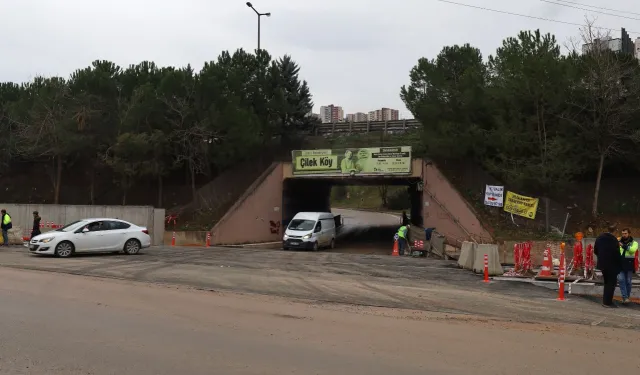 Kocaeli Alikahya’daki menfez yeniden trafiğe açıldı