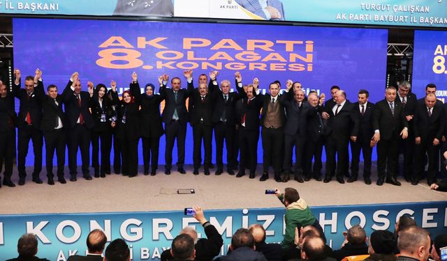 AK Parti Bayburt İl Başkanlığı 8. Olağan Kongresini yaptı