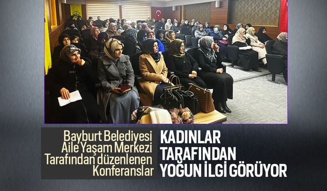 AYM Konferansları kadınlar tarafından yoğun ilgi görüyor