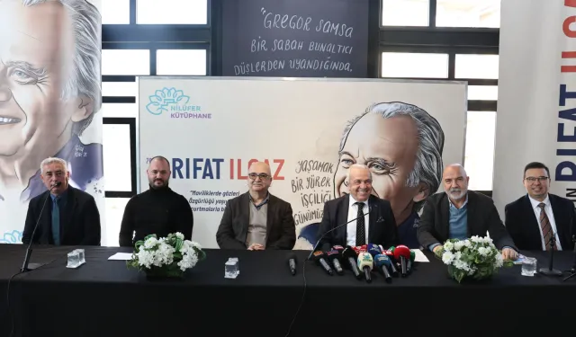 Bursa Nilüfer’de yılın yazarı Rıfat Ilgaz!