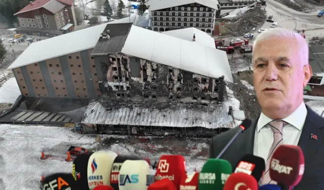 Başkan Bozbey Uludağ'daki otel yangınını değerlendirdi: Sezondan sonra olması faciayı önledi!