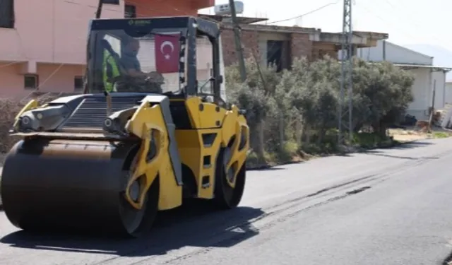 Hatay Büyükşehir yol çalışmalarında hız kesmiyor