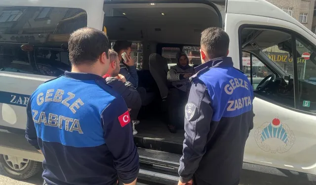 Kocaeli Gebze zabıtası dilencilere izin vermiyor