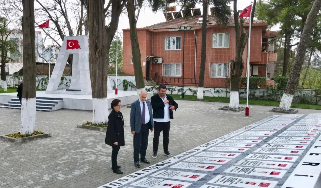 Mustafakemalpaşa'da şehitlik 18 Mart için yenilendi