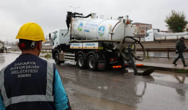 Sakarya'da SASKİ tatilde de teyakkuzda