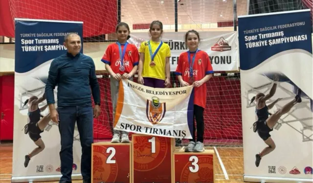 Bursa İnegöllü sporcular, tırmanışta derecelere uzandı