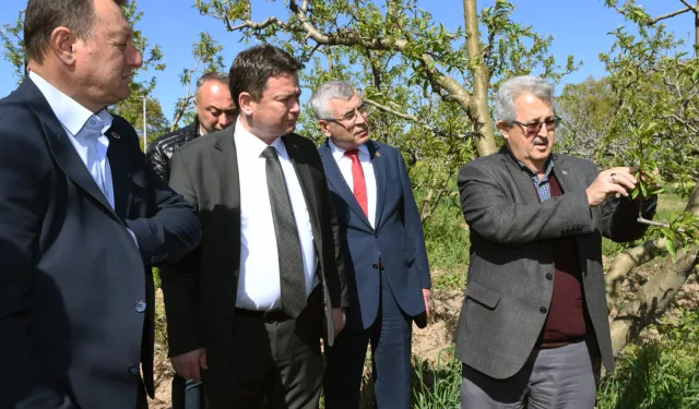 Bursa Osmangazi'de Başkan Aydın çiftçilerin yanında
