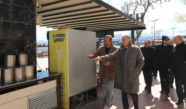 Mudanya sahilinde işgal ve seyyar denetimi