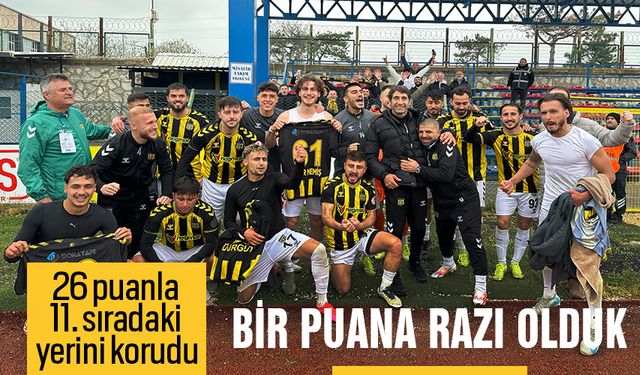 Bayburt Özel İdarespor bir puana razı oldu