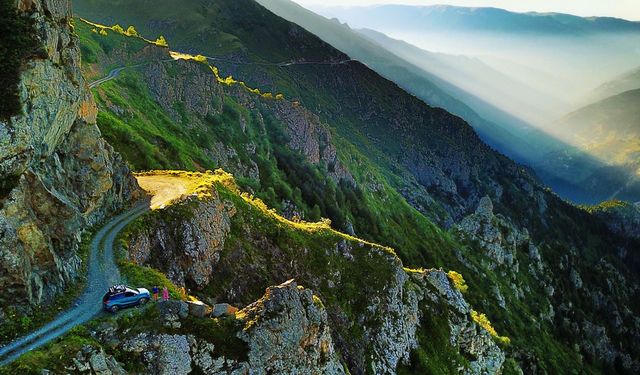 Bayburt Uzungöl,Soğanlı geçidi yolu yapılıyor