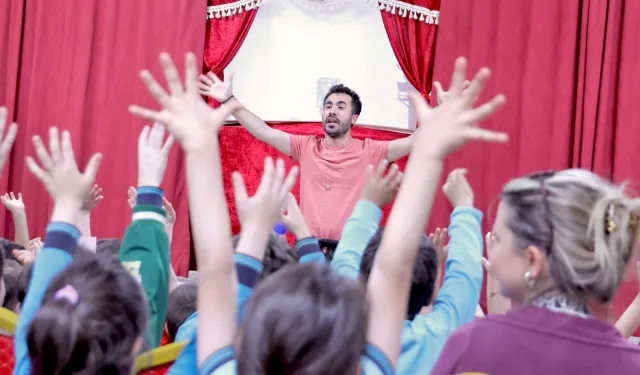 Bursa'da çocuklara gölge oyunu ile 'enerji tasarrufu' dersi