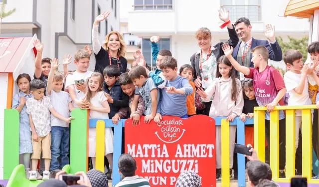 Gülben Ergen 58. anaokulunu Ahmet Minguzzi adına Bayburt'ta açtı
