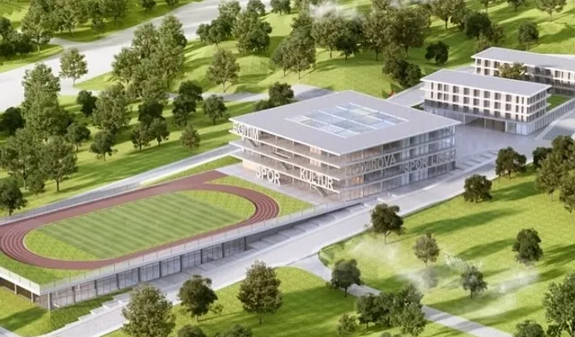 Kocaeli Çayırova'nın eğitim ve spor merkezi yükseliyor