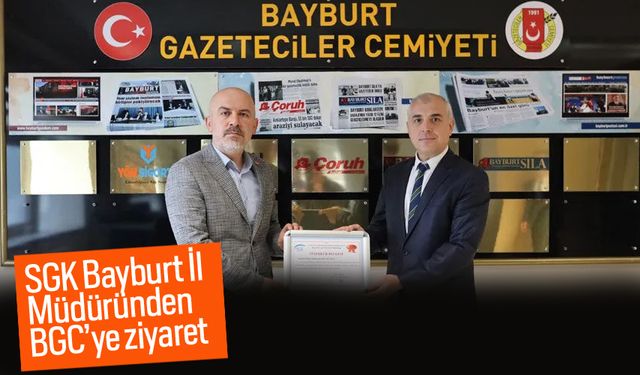 SGK Bayburt İl Müdürü Nejat Deniz’den BGC’ye ziyaret