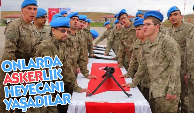Bayburt’ta 44 engelli askerlik heyecanı yaşandı