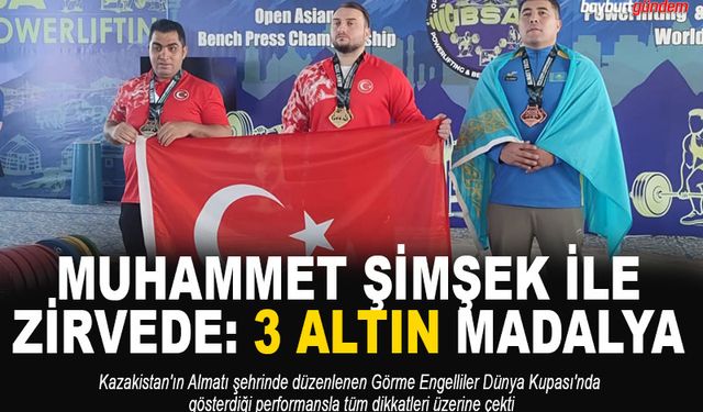 Bayburt Üniversitesinde,3 Altın Madalya Gururu