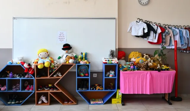 Ankaralı minikler 'askıda oyuncak' ile örnek oldu