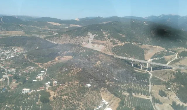 Bursa Osmangazi'de orman yangını hızlı müdahalelerle kontrol altına alındı