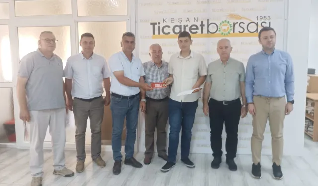 Keşan’da yılın ilk buğday hasadı satışa sunuldu