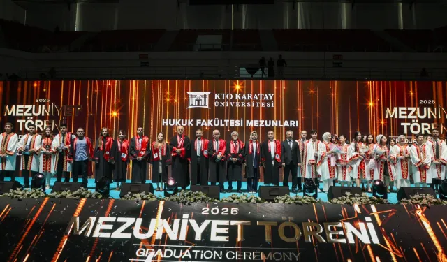 KTO Karatay Üniversitesi'nde mezuniyet coşkusu