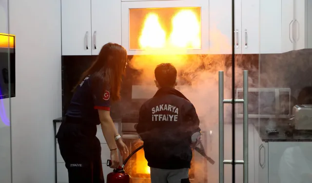 Sakarya'da miniklere afet bilinci