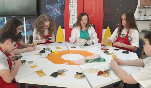 Sakarya'da öğrenciler bal kabağından çevre dostu biyoplastik üretti