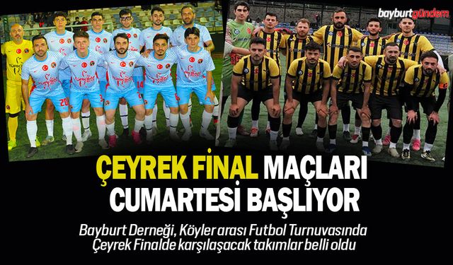 Köyler arası Futbol turnuvasının çeyrek final kuraları çekildi
