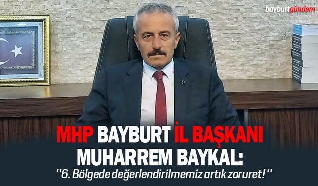 MHP İl Başkanı Baykal, yatırım teşvik uygulaması hakkında açıklama yaptı