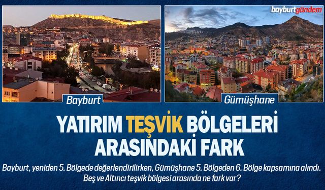 Yatırım teşvik bölgeleri arasındaki fark