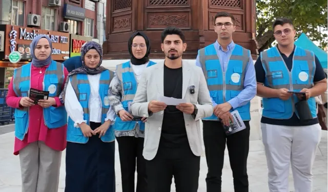 AK Parti Osmangazi Gençliğinden broşürlü vicdan çağrısı