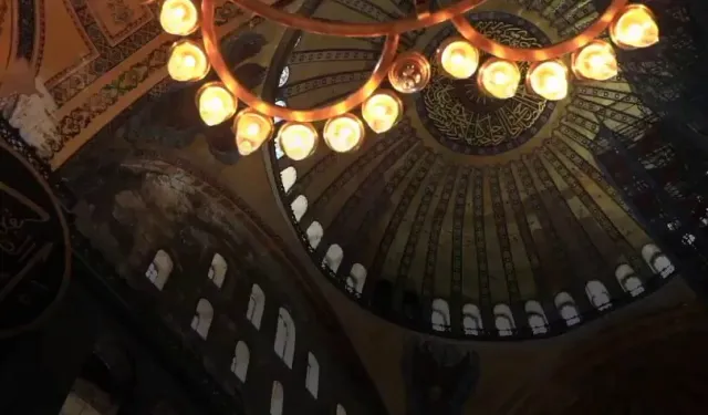 Bakan Yerlikaya'da Ayasofya-i Kebir Camii paylaşımı