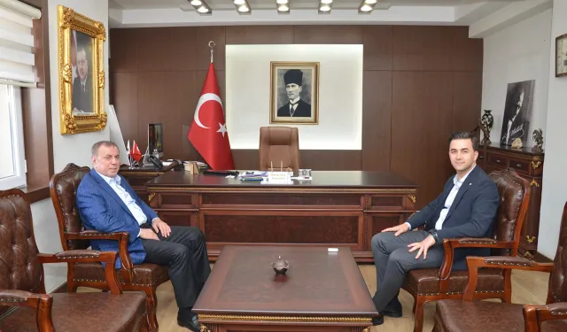 Başkan Şahin'den Kaymakam Kaya’ya Hayırlı Olsun ziyareti
